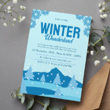 Fiesta minimalista de Winter Wonderland