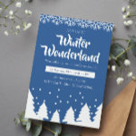 Invitación Fiesta minimalista de Winter Wonderland<br><div class="desc">Nuestras invitaciones ilustradas ofrecen un cautivador alejamiento de los diseños tradicionales y ordinarios. Lo que diferencia nuestros productos es su estilo ilustrado único y encantador. En lugar de invitaciones convencionales y simples,  infundimos cada obra con arte e imaginación,  transformando la invitación de tu evento en una obra de arte.</div>
