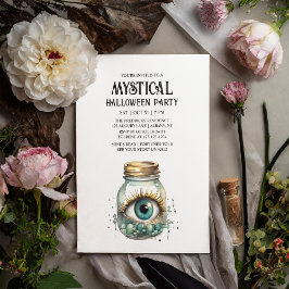 Invitación Fiesta Mint Halloween de misosa fortuna ocular