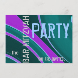 Invitación fiesta Mitzvah Bar Celebración