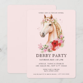 Invitación Fiesta Moderna de Derby 
