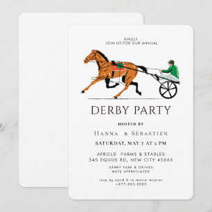 Invitación Fiesta Moderna de Derby de Caballos de Carreras Ec