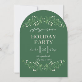 Invitación Fiesta moderna de Navidad alegre