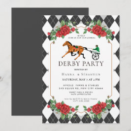Invitación Fiesta Moderna Derby de Caballos Ecuestre