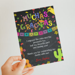 Invitación Fiesta muchas gracias cumpleaños