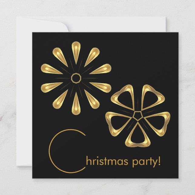 Invitación fiesta navidades (Anverso)