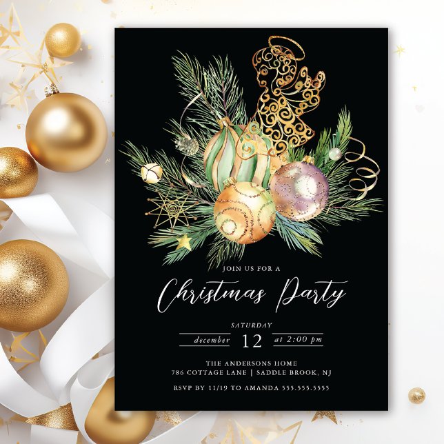 Invitación Fiesta Navidades de Golden Angel (Subido por el creador)