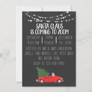 Invitación Fiesta NAVIDADES ZOOM
