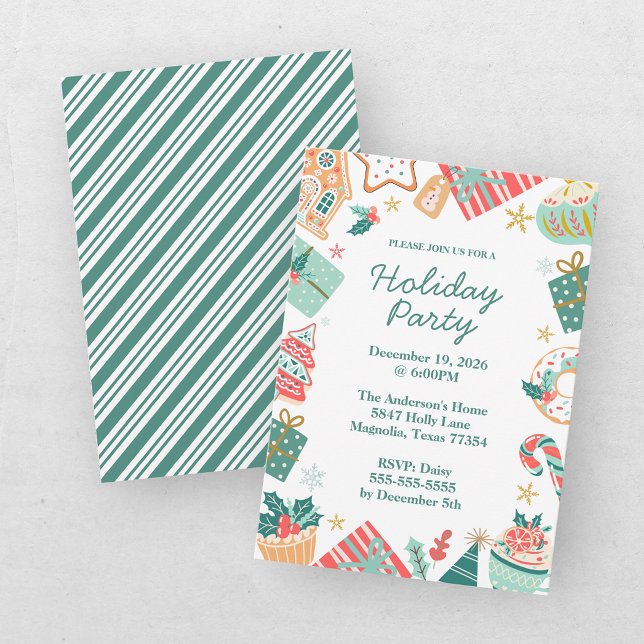 Invitación Fiesta Navideña Caprichosa (Subido por el creador)