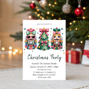 Invitación Fiesta Navideña de Cascanueces y Árbol de Navidad