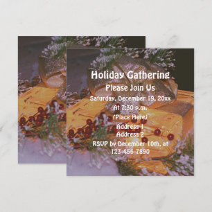 Invitación Fiesta navideña de feriado de Berries
