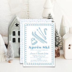 Invitación Fiesta navideña de los Navidades de esquí del Aprè