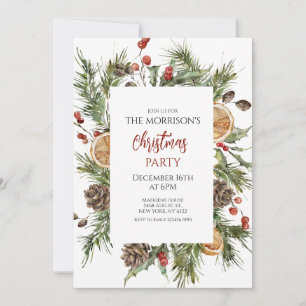 Invitación Fiesta navideña de navidades