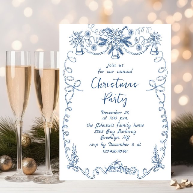 Invitación Fiesta navideña de Navidades caprichosos (Subido por el creador)