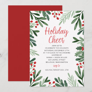 Invitación Fiesta navideña de Navidades fronterizos abandonad