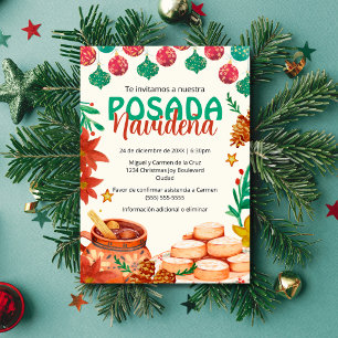 Invitación Fiesta Navideña de Posada Española