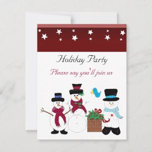 Invitación Fiesta Navideña del Muñeco de Nieve Caprichoso