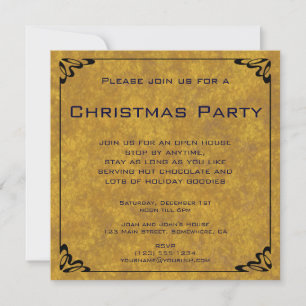 Invitación Fiesta Navideña Elegante de Reno de Navidad