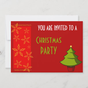 Invitación Fiesta Navideña Festiva