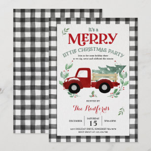Invitación Fiesta navideña invita a Fiesta a los Navidades