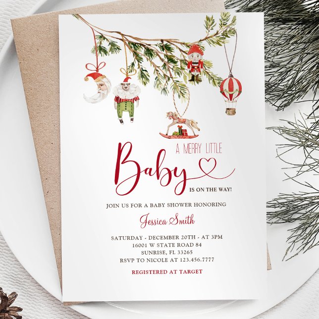 Invitación Fiesta navideña minimalista (Subido por el creador)