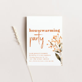 Invitación Fiesta Neutral simple de la cena de Acción de Grac