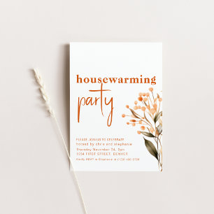 Invitación Fiesta Neutral simple de la cena de Acción de Grac
