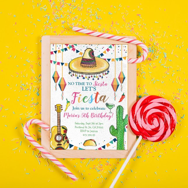 Invitación Fiesta No hay tiempo para la Siesta (Subido por el creador)