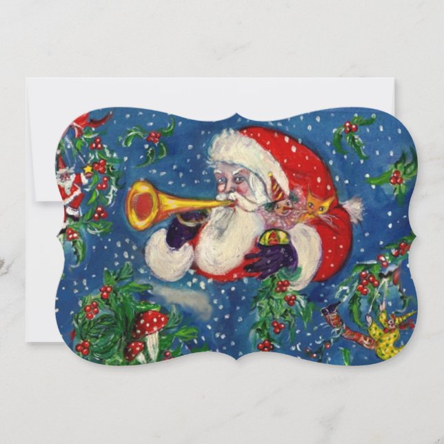 Invitación FIESTA NOCTURNA DE LOS navidades (Anverso)