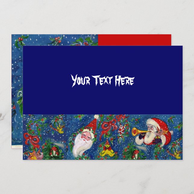 Invitación FIESTA NOCTURNA DE LOS navidades (Anverso / Reverso)