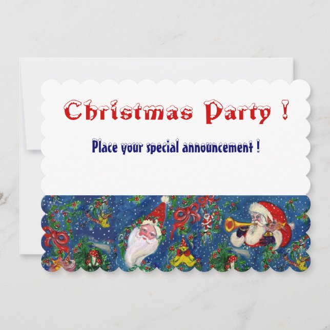 Invitación FIESTA NOCTURNA DE LOS navidades (Anverso)