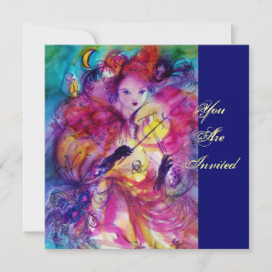 INVITACIÓN FIESTA NOCTURNA DE MÁSCARAS