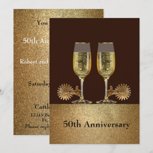 Invitación Fiesta Occidental Champagne Y Personalizado Gorra