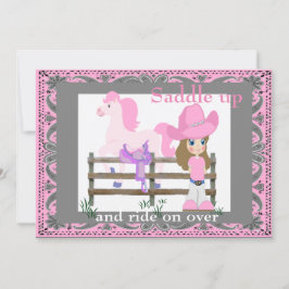 Invitación Fiesta occidental Novia Caballo de Caballo Cumplea
