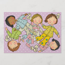 Invitación Fiesta Pajama / Dormir sobre - SRF