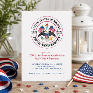 Invitación Fiesta Patriótica del 250º Día de la Independencia