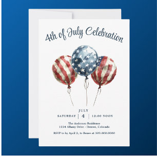 Invitación Fiesta Patriótica del 4 de Julio