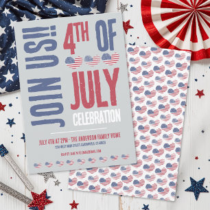 Invitación Fiesta Patriótica del 4 de Julio