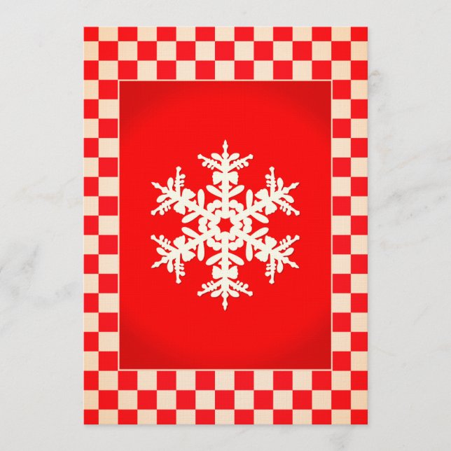 Invitación Fiesta personalizada de Felices Fiestas (Anverso)
