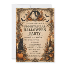 Fiesta personalizada de Halloween vintage