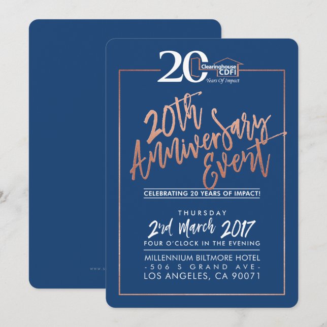 Invitación FIESTA personalizado ANIVERSARIO INVITAR a la mari (Anverso / Reverso)