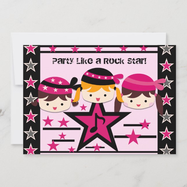 Invitación Fiesta personalizado como invitado de cumpleaños e (Anverso)