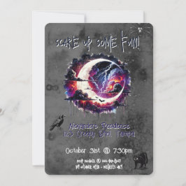 Invitación Fiesta personalizado de Halloween invita a la espe