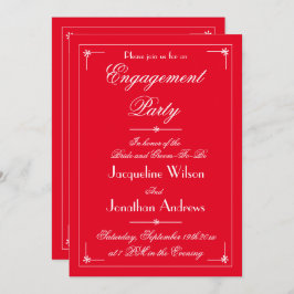 Invitación Fiesta personalizado de Moda clásica de parte de c