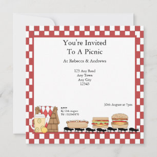 Invitación Fiesta picnic