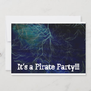 Invitación Fiesta Pirata