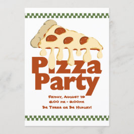 Invitación Fiesta Pizza