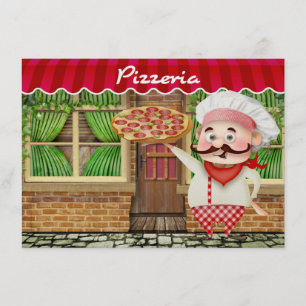 Invitación Fiesta Pizza - SRF