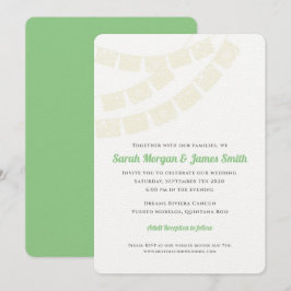 Invitación Fiesta poner crema de la boda del destino de Papel