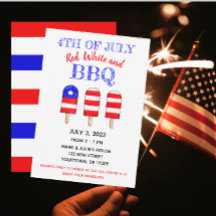 Fiesta Popsical Rojo, Blanco y BBQ